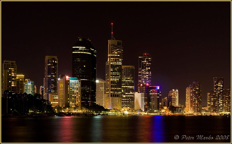 Brisbane_pano_0.jpg - Central Brisbane in the night (panorama 6991 x 4296 pixels), Queensland, Australia.