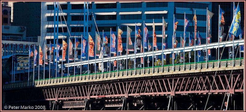 WV8X6885.jpg - Flags on Pyrmont Bridge, Darling Harbour, Sydney, Australia