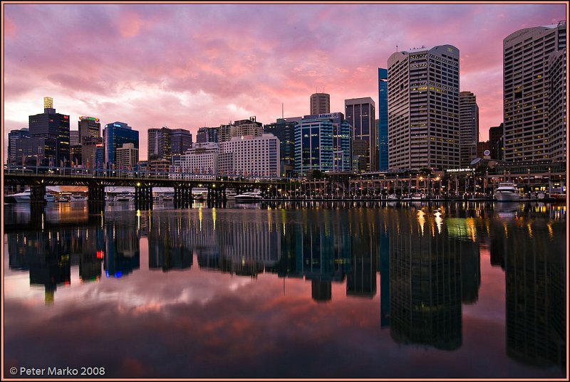 WV8X7121.jpg - Cockle Bay at sunrise, Darling Harbour, Sydney, Australia