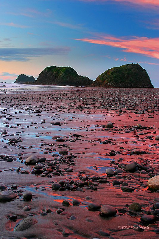 142_4204.jpg - Sunset, Back Beach, New Plymouth, New Zealand
