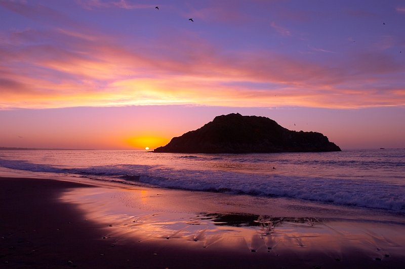 IMG_4200.jpg - Sunset, Back Beach, New Plymouth, New Zealand