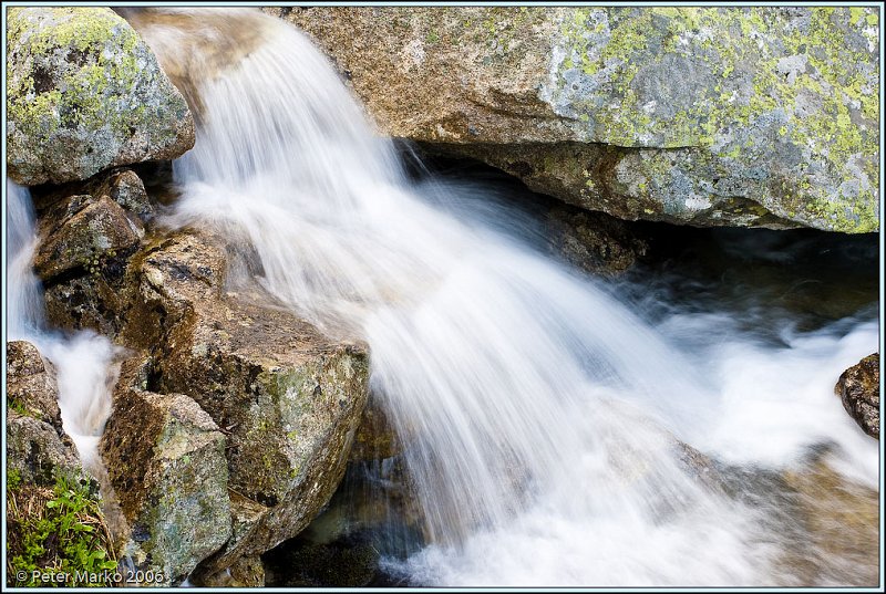 WV8X0976.jpg - Stream, Waterfall Skok, Strbske Pleso, High Tatras, Slovakia, Europe