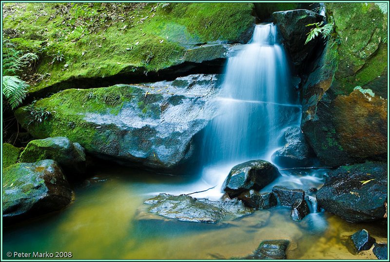 WV8X8900.jpg - One of the many waterfalls bellow Katoomba Falls, Blue Mountains, Australia.